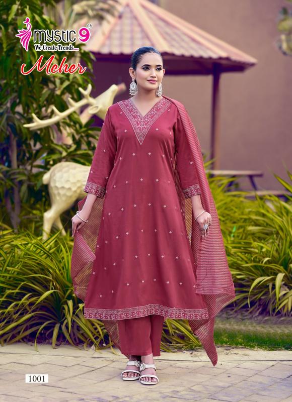 Mystic9 meher vol 1 shagun kurtis wholesale
